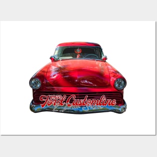 1953 Ford Customline 2 Door Sedan Posters and Art